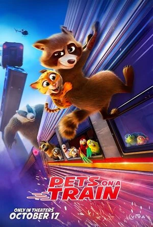Pets on a Train 2025 Hindi Dual Audio HD Poster Download - filmyfly